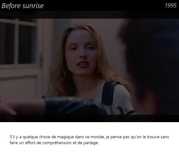 Vignette : Before sunrise